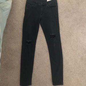 Rag and bone distressed skinny jeans size 27